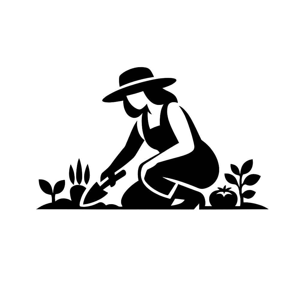 moesbalkon vrouw moestuin zaailingen delen