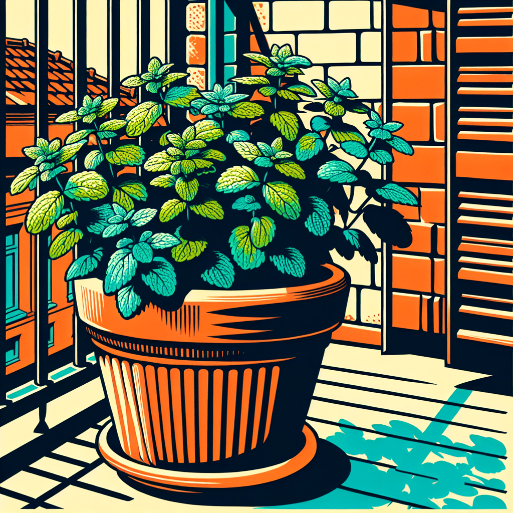 pot balkon munt kruid moesbalkon